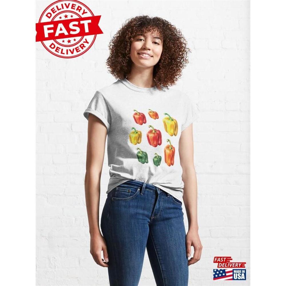 Pepper Vegetables Classic T-Shirt Unisex